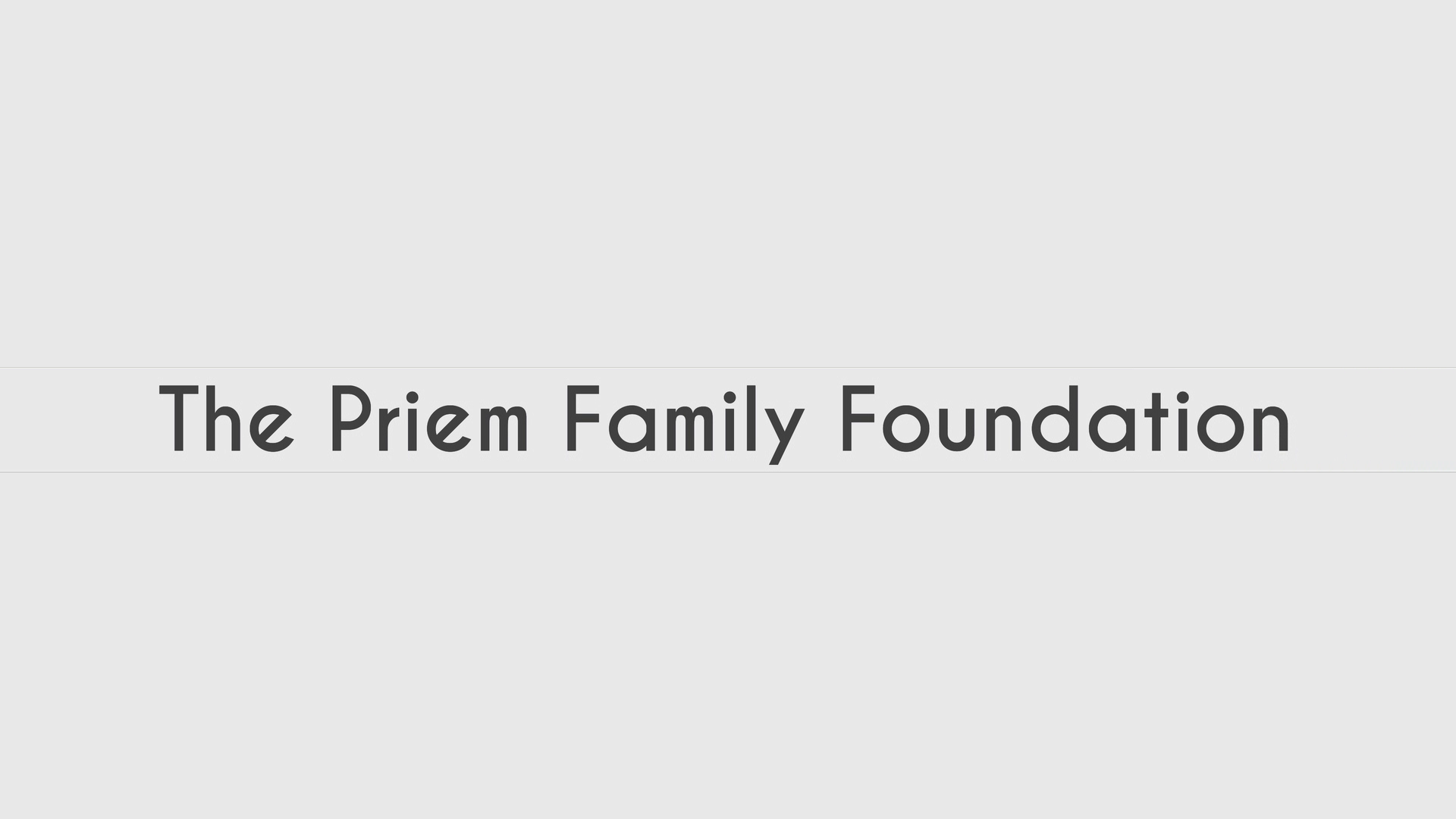 Priem Foundation Logo